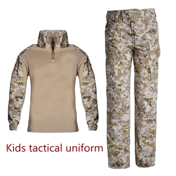 Tactical Kids Camouflage Suit Multiple Pocket Boys Girls Military Paintball Clothing Set Hunting Children Tactical Combat Suits
Tactical Kids Camouflage Suit Multiple Pocket Boys Girls Military Paintball Clothing Set Hunting Children Tactical Combat Suits