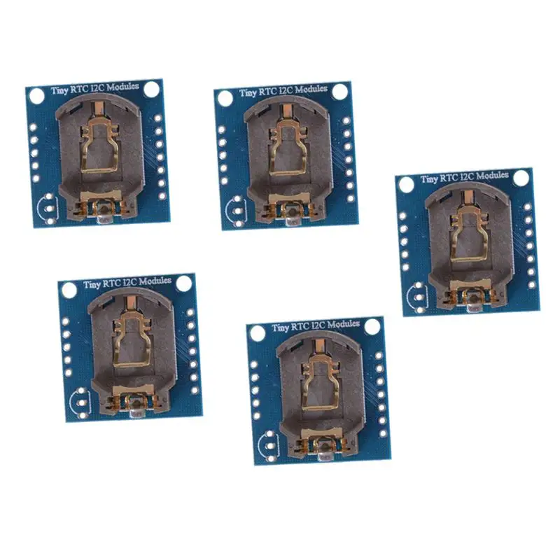 5 шт. для Arduino IEC RTC DS1307 AT24C32 модуль часов реального времени AVR ARM PIC SMD доска |