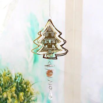 50cm 3D Christmas Tree Metal Hanging Wind Spinner/Wind Chime Twisting Garden Windchime Swings With Wind Bringing Pleasant Sounds
50cm 3D Christmas Tree Metal Hanging Wind Spinner/Wind Chime Twisting Garden Windchime Swings With Wind Bringing Pleasant Sounds