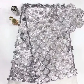New quality African lace 2019 series fabric, 3d sequins African French web lace with exquisite sequined fabric
New quality African lace 2019 series fabric, 3d sequins African French web lace with exquisite sequined fabric
