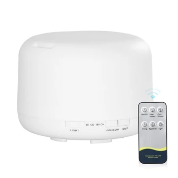 500mL aroma diffuser Essential Oil Diffuser Mist Humidifier Auto-Shut Off air Humidifier for Home Office with Remote Control
500mL aroma diffuser Essential Oil Diffuser Mist Humidifier Auto-Shut Off air Humidifier for Home Office with Remote Control