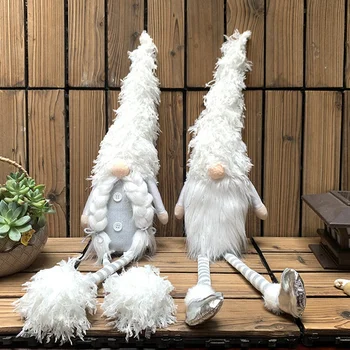 Handmade Christmas Elf Decoration Long Legged Swedish Gnome Plush Toy
Handmade Christmas Elf Decoration Long Legged Swedish Gnome Plush Toy