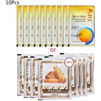 10pcs/20pcs 5g Highly active instant dry yeast for bread, high sugar resistant bun bread baking powder 
10pcs/20pcs 5g Highly active instant dry yeast for bread, high sugar resistant bun bread baking powder