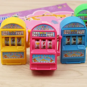 1Pc Mini Slot Machine Fruit Jackpot Gags Educational Handheld Antistress Practical Simulation Jokes Lucky Toy Kids Birthday Toy
1Pc Mini Slot Machine Fruit Jackpot Gags Educational Handheld Antistress Practical Simulation Jokes Lucky Toy Kids Birthday Toy
