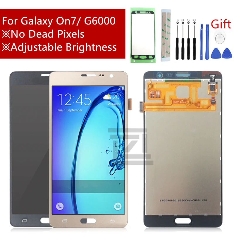 Adjusted brightness For Samsung Galaxy On7 LCD Display G6000 SM-G6000 Touch Screen Digitizer Assembly replacement Repair Parts
Adjusted brightness For Samsung Galaxy On7 LCD Display G6000 SM-G6000 Touch Screen Digitizer Assembly replacement Repair Parts