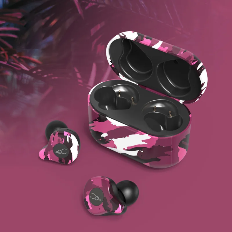 Sabbat E12 Earphones Bluetooth 5.0 Headset Camouflage Binaural Call Music Sports Wireless Bluetooth Headset with Charging Box
Sabbat E12 Earphones Bluetooth 5.0 Headset Camouflage Binaural Call Music Sports Wireless Bluetooth Headset with Charging Box