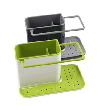 Creative Separated Plastic Shelves Multifunctional Kitchen Storage Organizer Finishing Shelf Bathroom Sponge Clean Accessories
Creative Separated Plastic Shelves Multifunctional Kitchen Storage Organizer Finishing Shelf Bathroom Sponge Clean Accessories
