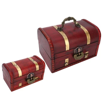 2pcs Wooden Vintage Jewelry Box Retro Bracelets Storage Box Desktop Jewelry Container with Lock Key S/L Size Cosmetic Organizer
2pcs Wooden Vintage Jewelry Box Retro Bracelets Storage Box Desktop Jewelry Container with Lock Key S/L Size Cosmetic Organizer