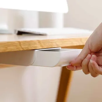 Pen Holder Stationery Kitchen Bedroom Jewelry Desk Organizer Under Table Sundries Storage Box Adhesive Home Container Drawer
Pen Holder Stationery Kitchen Bedroom Jewelry Desk Organizer Under Table Sundries Storage Box Adhesive Home Container Drawer