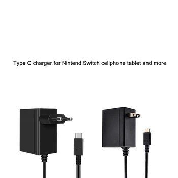 EU/US Plug AC Power Adapter 5V 1.5A 15V 2.6A Type C Fast Charger for Nintendo- Switch Cellphone Tablet Mobile Phone
EU/US Plug AC Power Adapter 5V 1.5A 15V 2.6A Type C Fast Charger for Nintendo- Switch Cellphone Tablet Mobile Phone