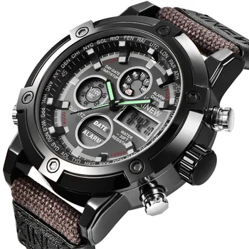 Mens Brand Watches Men Nylon Band Chronograph Business Watch
Mens Brand Watches Men Nylon Band Chronograph Business Watch