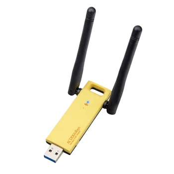 HOT-3.0 Gigabit USB Wireless Network Card RTL8812 Dual Frequency 2.4G+5G Dual Antenna 1200M Gigabit 802.11Ac
HOT-3.0 Gigabit USB Wireless Network Card RTL8812 Dual Frequency 2.4G+5G Dual Antenna 1200M Gigabit 802.11Ac