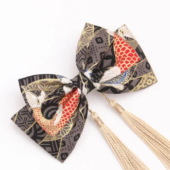 Luck Koi And Wind Japanese Style Fabric of Bronze And Wind Large Bow Lolita Barrettes Side Clip Dragonfly Gold
Luck Koi And Wind Japanese Style Fabric of Bronze And Wind Large Bow Lolita Barrettes Side Clip Dragonfly Gold