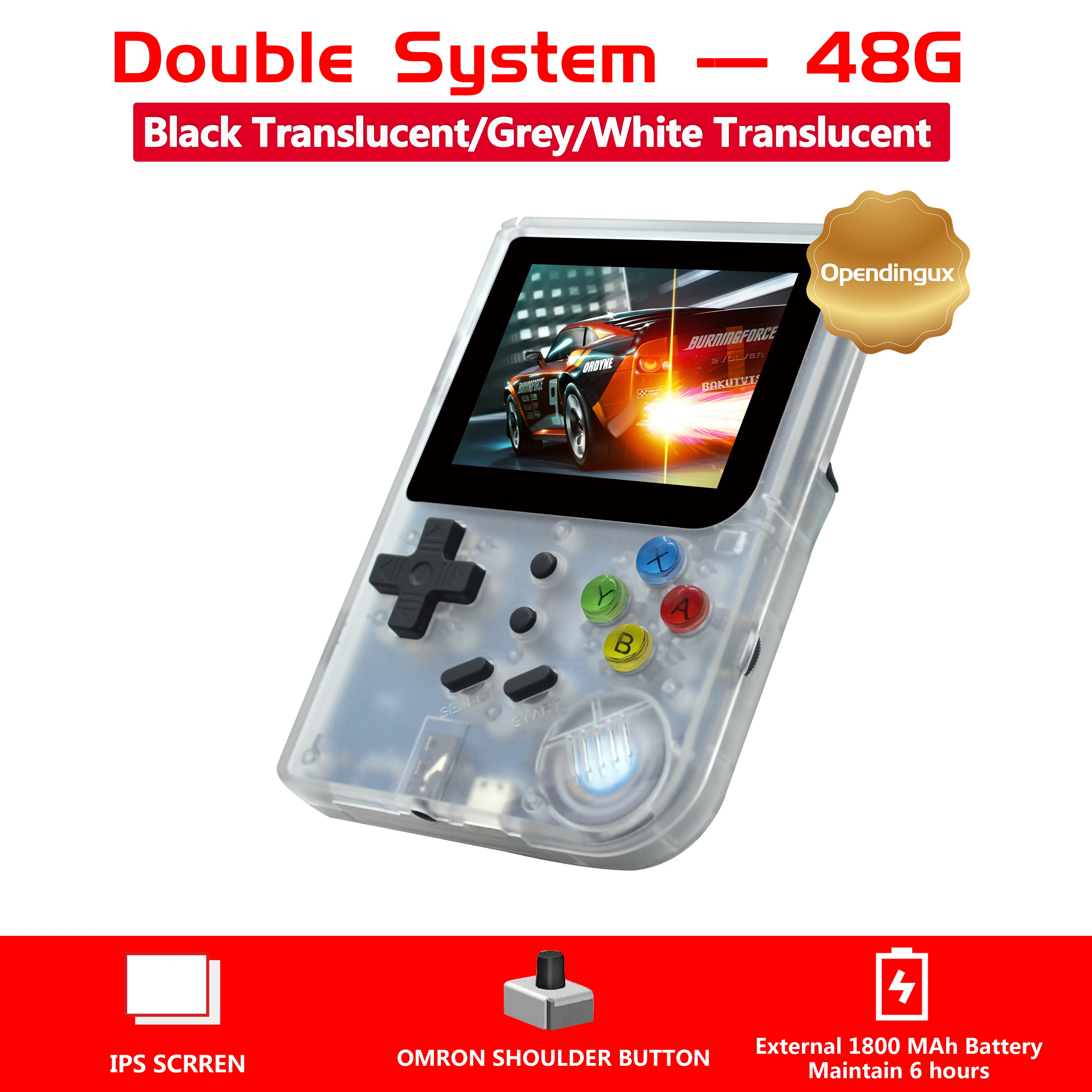 ANBERNIC RG300 Retro game Double System Linux Retro Video Game Console 3.0 IPS Screen Portable Handheld Game 3000+ Games rg 300
ANBERNIC RG300 Retro game Double System Linux Retro Video Game Console 3.0 IPS Screen Portable Handheld Game 3000+ Games rg 300