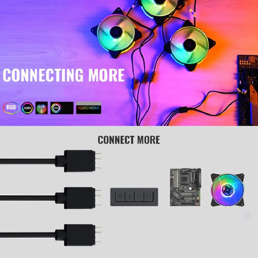 1 до 3 RGB сплиттер кабель гибкий переходник кабельный разъем для адресуемого LED