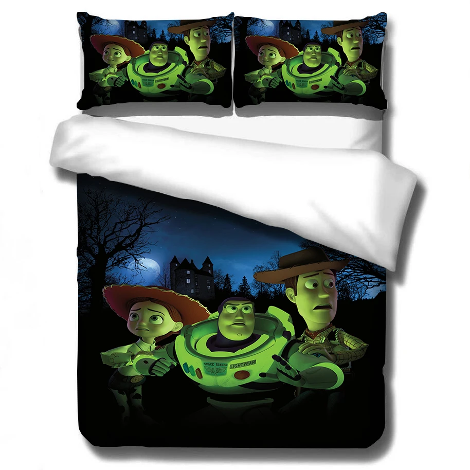 Toy Story bedding sets bed sheet duvet cover and pillowcase luxury bedding Home textiles 3d digital printing boys bedding (1)