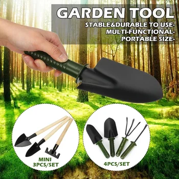 4 pcs/set Mini Spade Shovel Gardening Hand Tools Set Rake Fork Cultivator Trowel Kit Transplanting Tools Garden Planting
4 pcs/set Mini Spade Shovel Gardening Hand Tools Set Rake Fork Cultivator Trowel Kit Transplanting Tools Garden Planting