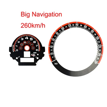 Speedometer Tachometer Big Navigation Display Cluster Gauge Faces Stickers for MINI R58 R59 R60 R61
Speedometer Tachometer Big Navigation Display Cluster Gauge Faces Stickers for MINI R58 R59 R60 R61