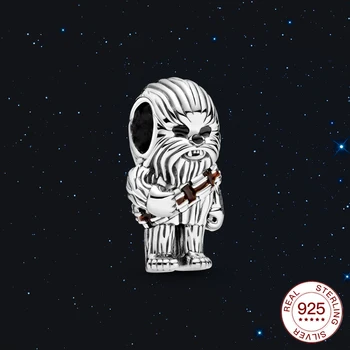 NEW CHARM Star wars 925 Sterling Silver Beads Alien warrior jewelry Fit Original Pan Bracelet for women DIY jewelry 
NEW CHARM Star wars 925 Sterling Silver Beads Alien warrior jewelry Fit Original Pan Bracelet for women DIY jewelry