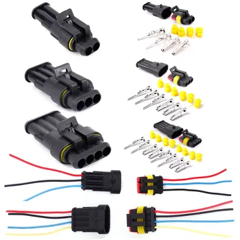 Male To Female Plug Terminal Wire Connector Sealed Waterproof Connector Set 2pin/3pin Automobile Car Connector
Male To Female Plug Terminal Wire Connector Sealed Waterproof Connector Set 2pin/3pin Automobile Car Connector