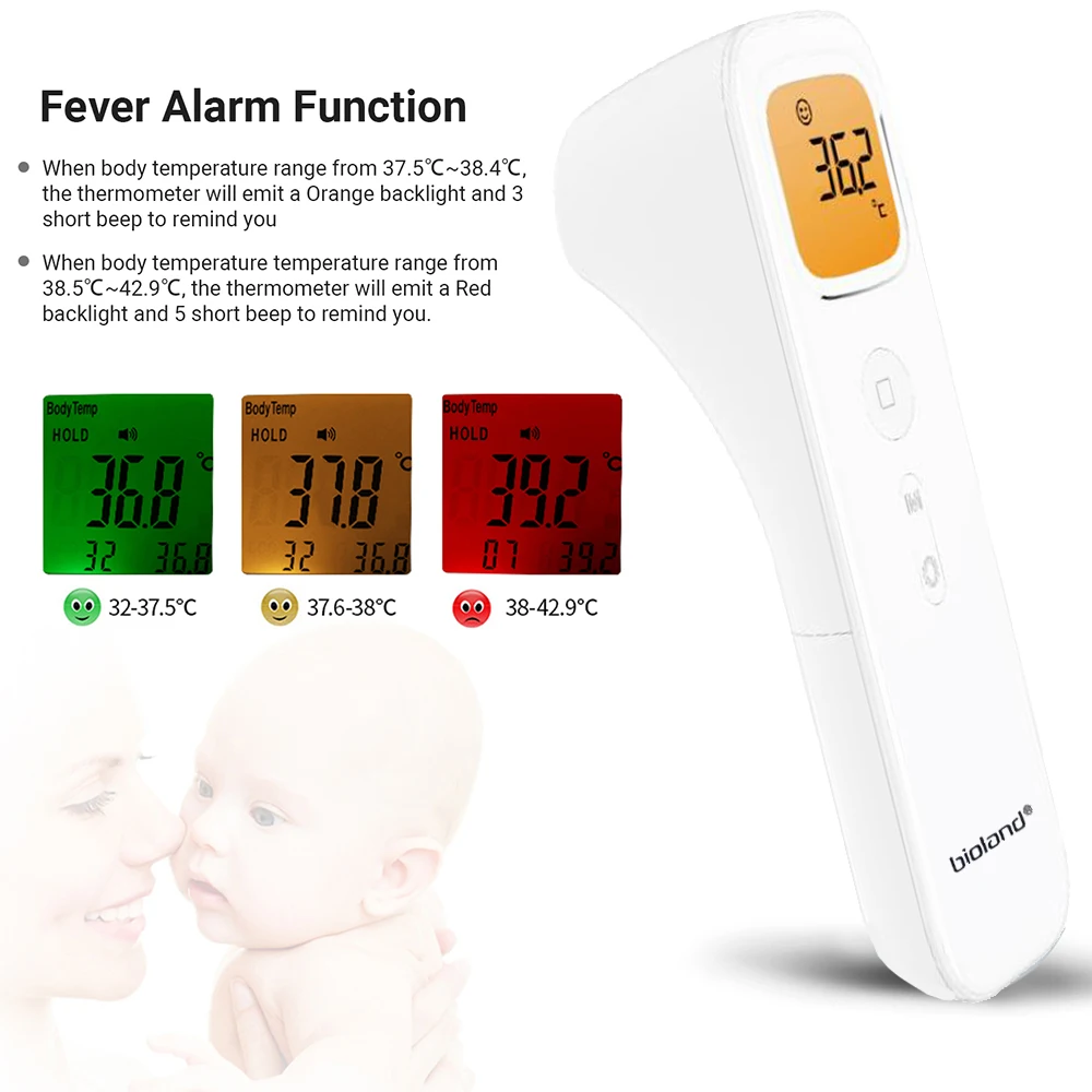 E127 Handheld Digital Non-Contact Forehead Thermometer Professional Kid Adult Infrared Thermometer for Body Surface
E127 Handheld Digital Non-Contact Forehead Thermometer Professional Kid Adult Infrared Thermometer for Body Surface