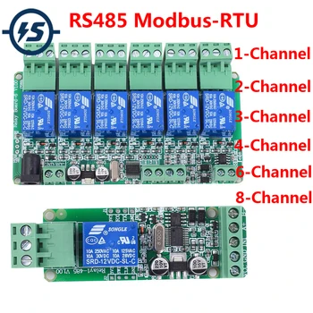 RS485 Modbus-RTU 12V Relay Module Switch Controller for Arduino 1 2 3 4 6 8-Channel TTL Communication Interface
RS485 Modbus-RTU 12V Relay Module Switch Controller for Arduino 1 2 3 4 6 8-Channel TTL Communication Interface
