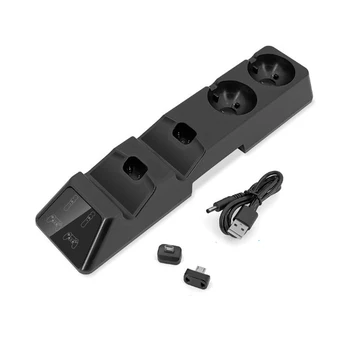 LED Indicator 4 in 1 USB Dock Station Stand Charger with Charging Converter Holder for PS4/Slim/Pro/PS Move Wireless Controller
LED Indicator 4 in 1 USB Dock Station Stand Charger with Charging Converter Holder for PS4/Slim/Pro/PS Move Wireless Controller