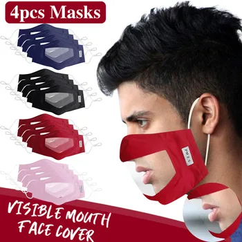 4pc Mask For Face Transparent Masks Reusable Washable Breathable And Dustproof Windproof Mascarillas Outdoor Sport Quick-drying
4pc Mask For Face Transparent Masks Reusable Washable Breathable And Dustproof Windproof Mascarillas Outdoor Sport Quick-drying