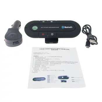 Multipoint Speakerphone 4.1+EDR Wireless Bluetooth Handsfree Car Kit MP3 Music Player for IPhone Android SmartPhone
Multipoint Speakerphone 4.1+EDR Wireless Bluetooth Handsfree Car Kit MP3 Music Player for IPhone Android SmartPhone