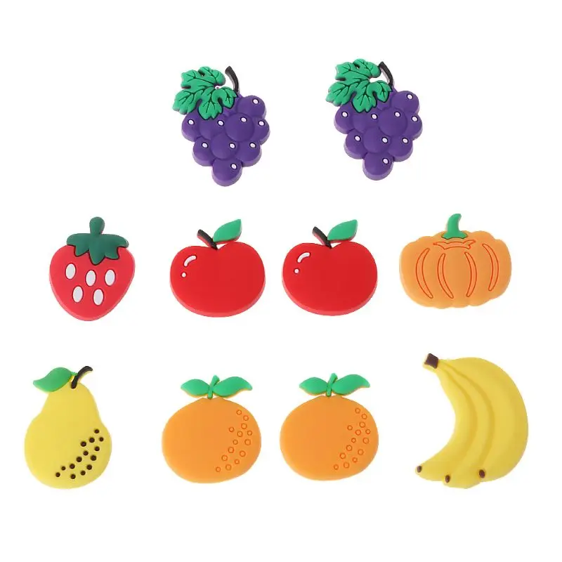 10Pcs Creative Fruit Design Fridge Magnets DIY Parts For Kids Small Size Silicon Gel Magnetic Fridge Magnet Magnets
10Pcs Creative Fruit Design Fridge Magnets DIY Parts For Kids Small Size Silicon Gel Magnetic Fridge Magnet Magnets
