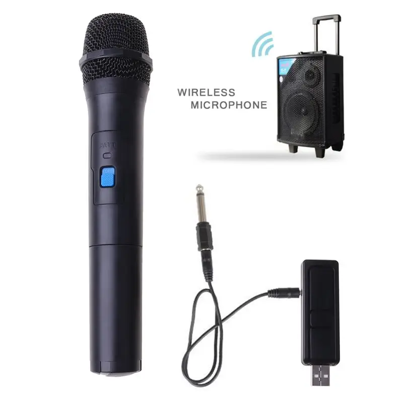 Wireless Microphone Megaphone Handheld Mic with USB Receiver for Karaoke Speech
Wireless Microphone Megaphone Handheld Mic with USB Receiver for Karaoke Speech