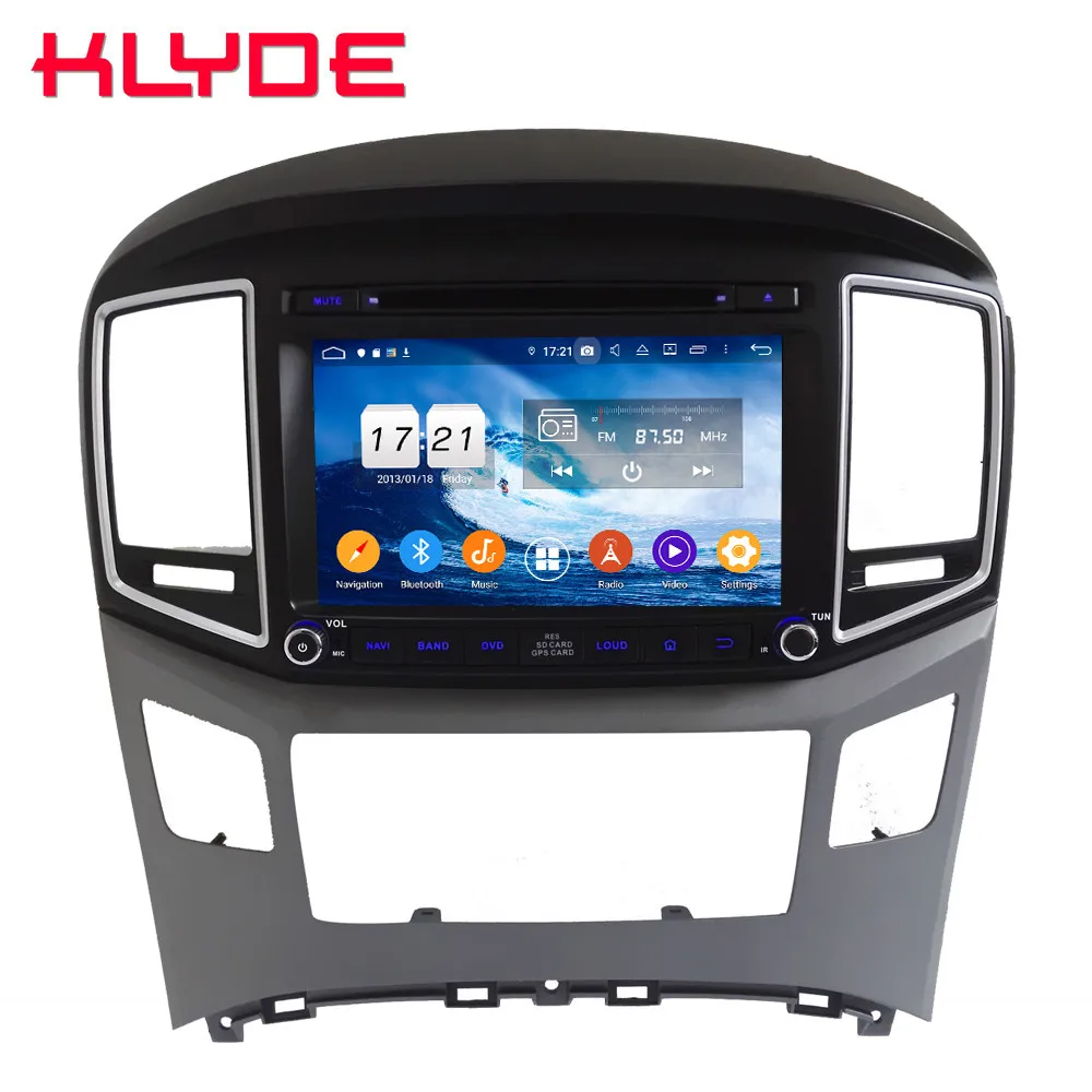 Perfect Klyde IPS 4G WIFI Android 9.0 Octa Core 4GB RAM 64GB ROM DSP BT Car DVD Multimedia Player Stereo For Hyundai H1 Grand 2015-2019 0