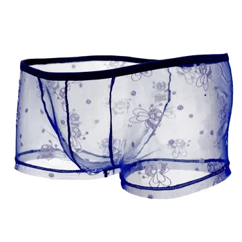 Howe Ray Brand Men Boxers Transparent Boxers Sexy Mens Lace Floral Shorts Boxer Panties Mesh Gay Underpants Boxer shorts Cueca
Howe Ray Brand Men Boxers Transparent Boxers Sexy Mens Lace Floral Shorts Boxer Panties Mesh Gay Underpants Boxer shorts Cueca