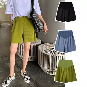 Maternity shorts summer thin section tide mother loose straight pants fashion wear net pants casual maternity stomach lift short 
Maternity shorts summer thin section tide mother loose straight pants fashion wear net pants casual maternity stomach lift short