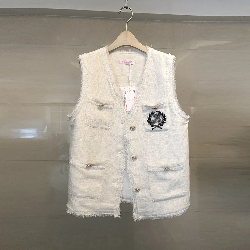 New Socialite Embroidery Tassel Sleeveless Gray Vest Tapados Mujer Invierno 2019 Cardigan Vest Women Jacket Casaca Mujer N9557
New Socialite Embroidery Tassel Sleeveless Gray Vest Tapados Mujer Invierno 2019 Cardigan Vest Women Jacket Casaca Mujer N9557