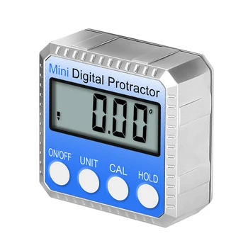 360 Degree Mini Digital Protractor Inclinometer Magnetic Angle Goniometer Finder For Communications
360 Degree Mini Digital Protractor Inclinometer Magnetic Angle Goniometer Finder For Communications