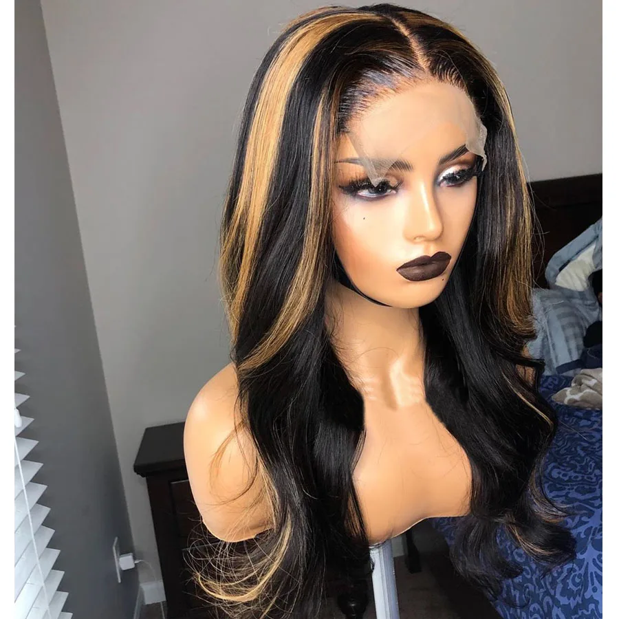 Highlight Colored Brazilian Natural Wave Lace Front Silk Base Wigs with Baby Hair Pre-Plucked Hairline Remy Hair 4*4 Silk Top
Highlight Colored Brazilian Natural Wave Lace Front Silk Base Wigs with Baby Hair Pre-Plucked Hairline Remy Hair 4*4 Silk Top