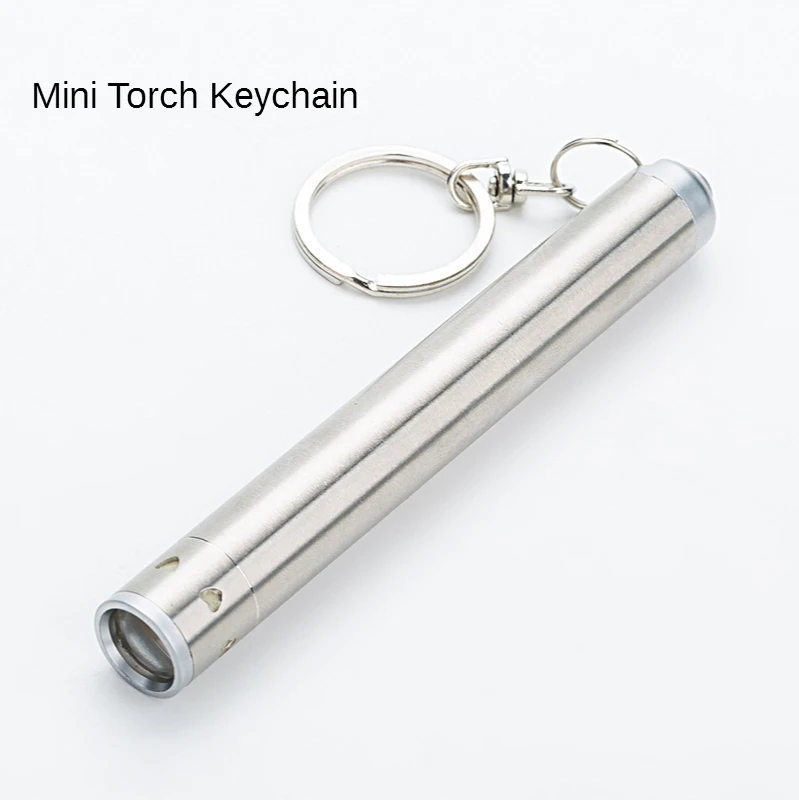 Exquisite Portable Mini Flashlight Key Ring Stainless Steel Outdoor Medical Camping Multi-function LED Light Key Ring
Exquisite Portable Mini Flashlight Key Ring Stainless Steel Outdoor Medical Camping Multi-function LED Light Key Ring