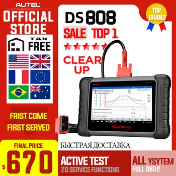 Autel MAXIDAS DS808 OBD2 Scanner OBDII OBD 2 Car Auto Diagnostic Scanner Tool TPMS Programming Key Programmer Maxisys MS906
Autel MAXIDAS DS808 OBD2 Scanner OBDII OBD 2 Car Auto Diagnostic Scanner Tool TPMS Programming Key Programmer Maxisys MS906