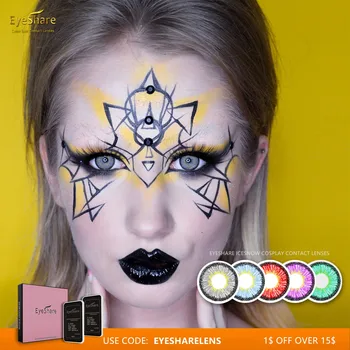 EYESHARE 1 Pair INCESNOW Cosplay Colored Contact Lenses Cosmetic Contacts for Eyes Beautiful Pupil
EYESHARE 1 Pair INCESNOW Cosplay Colored Contact Lenses Cosmetic Contacts for Eyes Beautiful Pupil