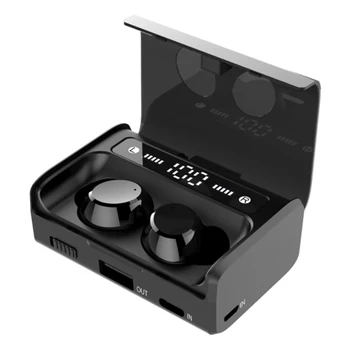 Q10 Bluetooth Headset, TWS Press Noise Reduction Digital Display Charging Treasure Stereo Wireless Bluetooth Headset
Q10 Bluetooth Headset, TWS Press Noise Reduction Digital Display Charging Treasure Stereo Wireless Bluetooth Headset