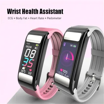 Smart Watch Android Blood Pressure Ecg Health Heart Rate Monitor Bluetooth Bracelet Pedometer Ekg Wristbands Fitness Tracker
Smart Watch Android Blood Pressure Ecg Health Heart Rate Monitor Bluetooth Bracelet Pedometer Ekg Wristbands Fitness Tracker