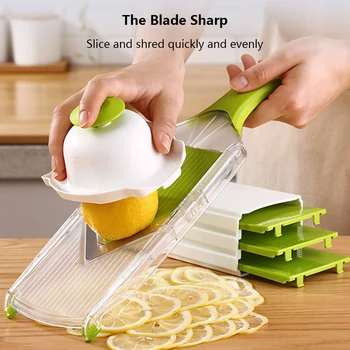 

Plastic Potato Slicer Tomato Cutter Tool Shreadders Fruit Lemon Cutting Holder Slice Assistant Cooking Tools Kitchen Accessories