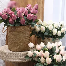 9 Heads Artificial Flowers Retro Silk Rose Bouquet Hydrangea Peony Vintage Bride Holding Fake Plants Home Wedding Decoration
9 Heads Artificial Flowers Retro Silk Rose Bouquet Hydrangea Peony Vintage Bride Holding Fake Plants Home Wedding Decoration
