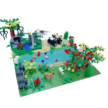 DIY Small Particle Building Block Parts Tropical Rainforest Treehouse Scenery Set River Baseplate for 100% Building Block Brands
DIY Small Particle Building Block Parts Tropical Rainforest Treehouse Scenery Set River Baseplate for 100% Building Block Brands