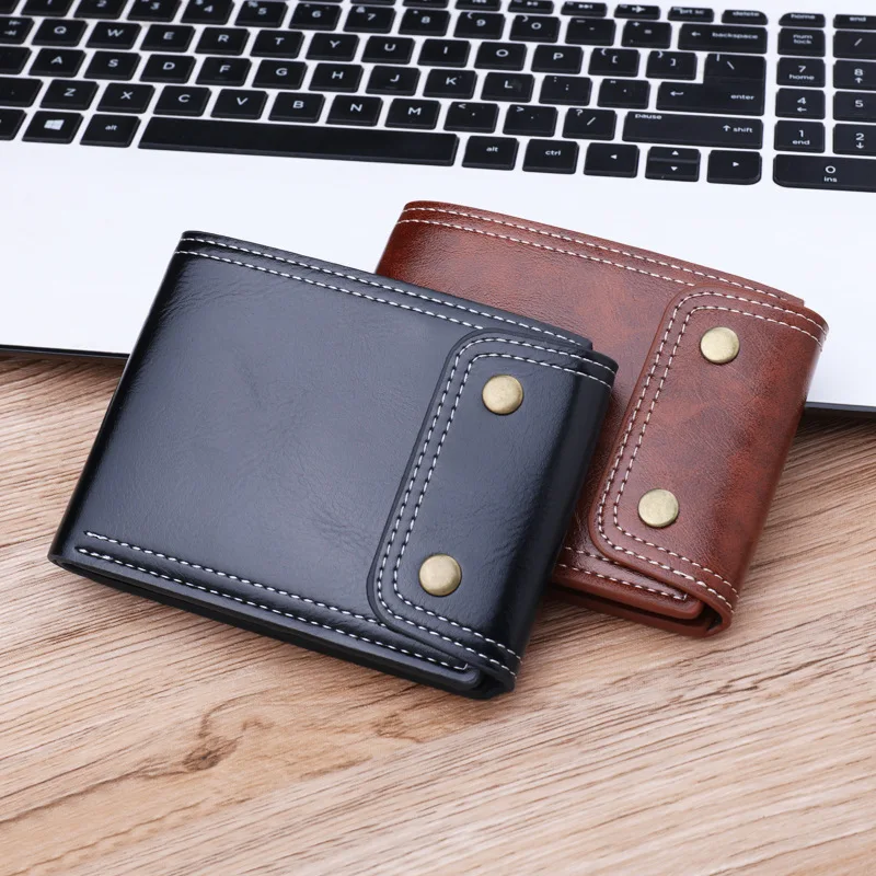 PU Wallet Men 2021 Men's Short Wallet Brand Coin Wallet Small Clutches Purse Business Money Clip Credit Card carteira masculina
PU Wallet Men 2021 Men's Short Wallet Brand Coin Wallet Small Clutches Purse Business Money Clip Credit Card carteira masculina