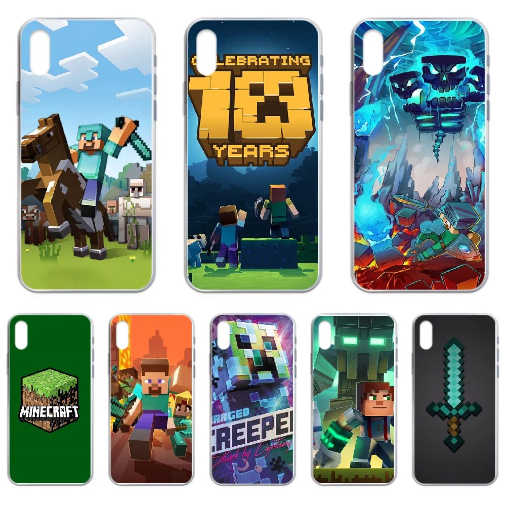 Mini World Sandbox game Phone Case cover For iphone 4 4S 5 5C 5S 6 6S PLUS 7 8 X XR XS 11 PRO SE 2020 MAX transparent Etui
Mini World Sandbox game Phone Case cover For iphone 4 4S 5 5C 5S 6 6S PLUS 7 8 X XR XS 11 PRO SE 2020 MAX transparent Etui