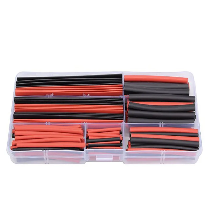 Polyolefin Heat Shrink Tube And Box 150Pc Assortment Wire Cable Insulation Sleeving Kit Schrumpfschlauch Termoretractil 30JULY30
Polyolefin Heat Shrink Tube And Box 150Pc Assortment Wire Cable Insulation Sleeving Kit Schrumpfschlauch Termoretractil 30JULY30