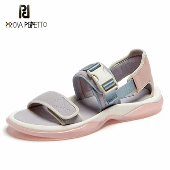 Prova Perfetto Woman Sandals Genuine Leather Round Toe Flat Shoes Rome Thick Bottom Woman Shoes Leisure Sneaker comfort Sandals
Prova Perfetto Woman Sandals Genuine Leather Round Toe Flat Shoes Rome Thick Bottom Woman Shoes Leisure Sneaker comfort Sandals