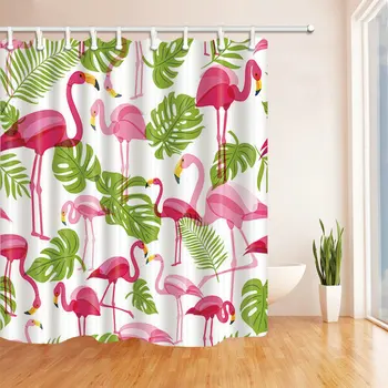 Flamingo theme personalized pink colorful pattern shower curtain multi-function waterproof antibacterial polyester
Flamingo theme personalized pink colorful pattern shower curtain multi-function waterproof antibacterial polyester